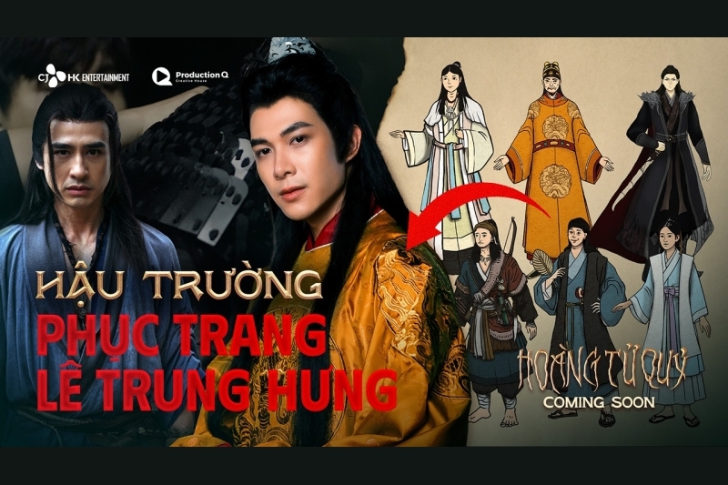 “HOÀNG TỬ QUỶ”  HÉ LỘ CHI TIẾT TẠO HÌNH CỔ TRANG CỦA ANH TÚ ATUS, LƯƠNG THẾ THÀNH 