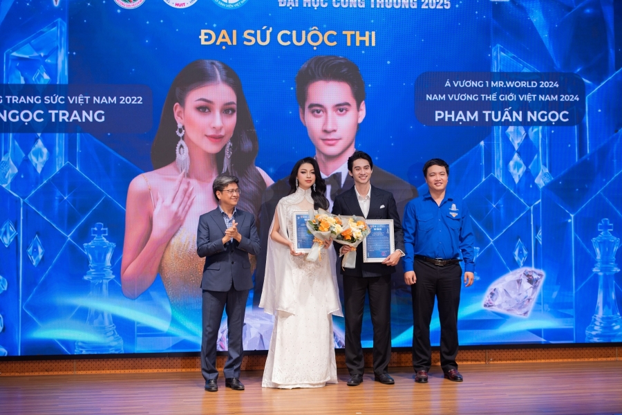 Á vương Tuấn Ngọc, Á hoàng Ngọc Trang là đại sứ hình ảnh Nét đẹp sinh viên Đại học Công Thương