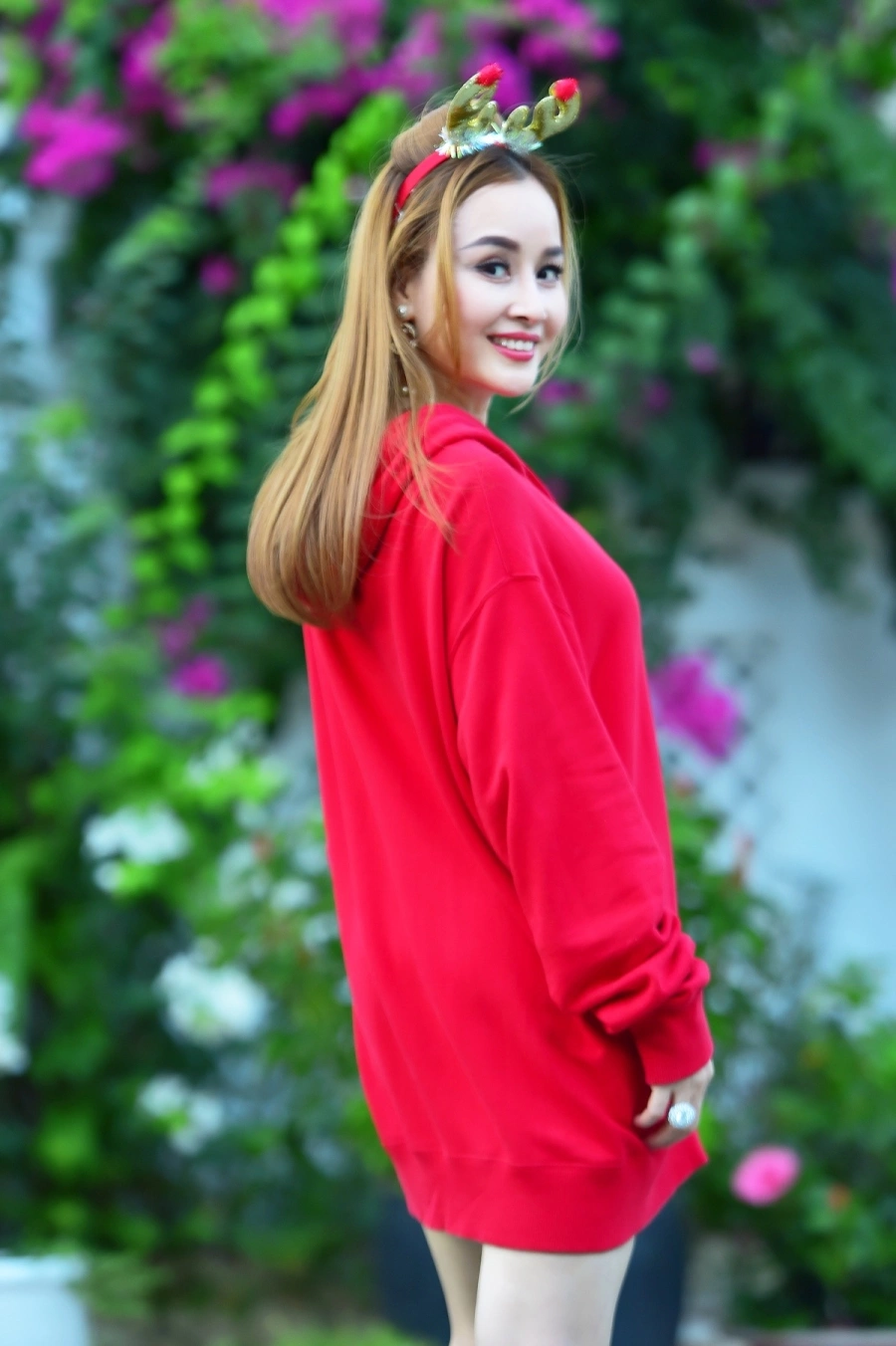 Jenny Nguyễn vui đón giáng sinh cùng gia đình